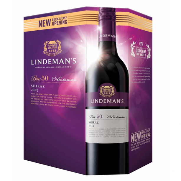 Lindeman's Bin 50 Shiraz BIB Dry Red 14% 3L
