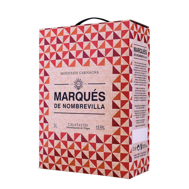 Marqués de Nombrevilla Mountain Garnacha DO Dry Red 13.5% 3L BIB