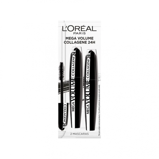L'Oréal Paris Mega Volume Collagene 24h Mascara N° 1 Black Duo Set