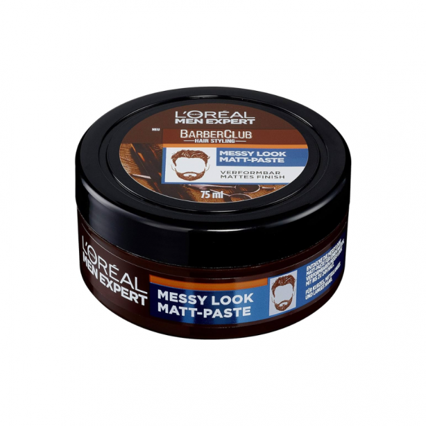 L'Oréal Paris Men Expert Barber Club Messy Hair Matte Molding Clay 75 ml