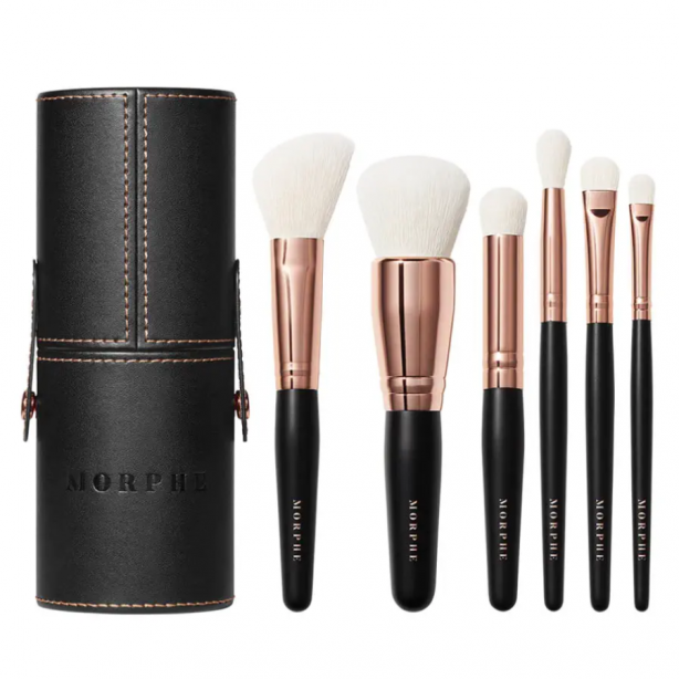Morphe Rose Away Travel Brush Set
