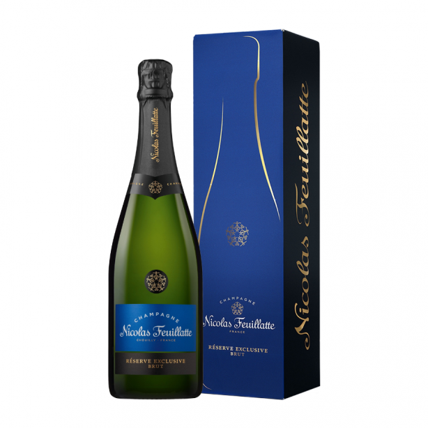 Nicolas Feuillatte Réserve Exclusive Brut White 12% 0.75L GB