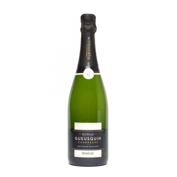 Nicolas Gueusquin Blanc de Blancs Premier Cru Brut White Champagne AOC 12% 0.75L GB