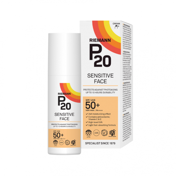 Riemann P20 Sensitive Face Sun Cream SPF 50 50 g