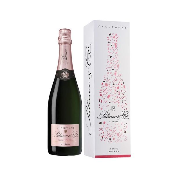 Palmer & Co., Rosé Solera, Champagne, AOC, brut, rosé  12% 0.75L GB