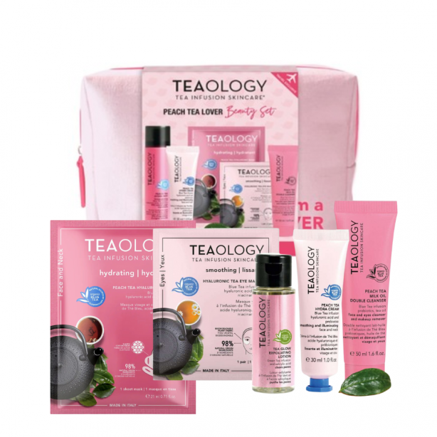 Teaology Peach Tea Lover Beauty Travel Set