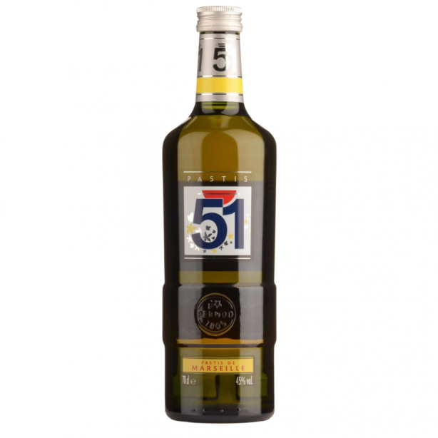 Pernod Pastis 51 Aniseed French Liqueur 45% 1L