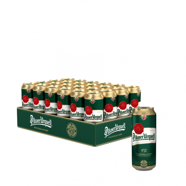 Pilsner Urquell 4.4% Cans 24 x 0.5L