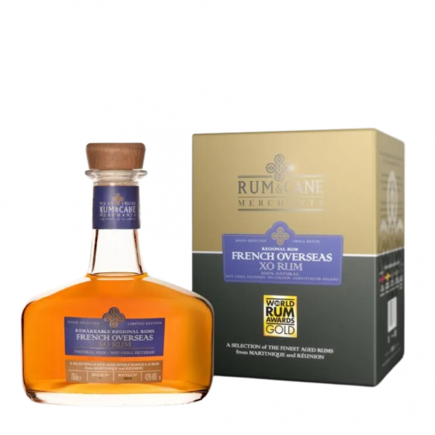 Rum Cane French Overseas XO Rum 43% 0.7L GB