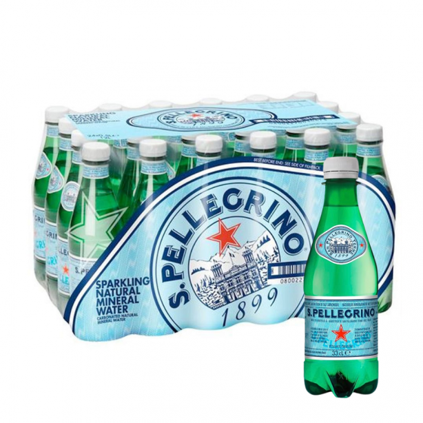S.Pellegrino Sparkling Water 24 x 0.33L PET