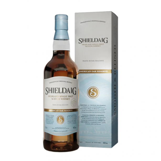 Shieldaig American Oak Reserve Highland Single Malt Scotch Whisky 40% 1L GB