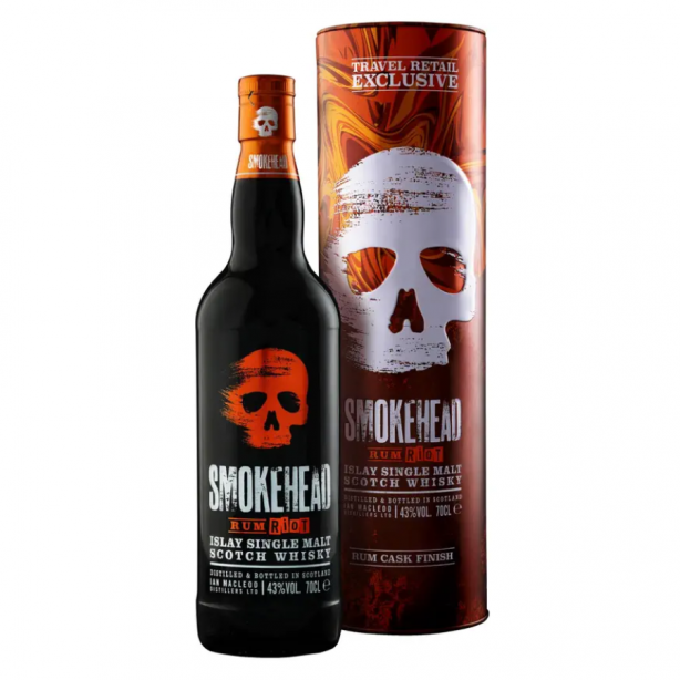 Smokehead Rum Riot Islay Single Malt 43% 0.7L Tube