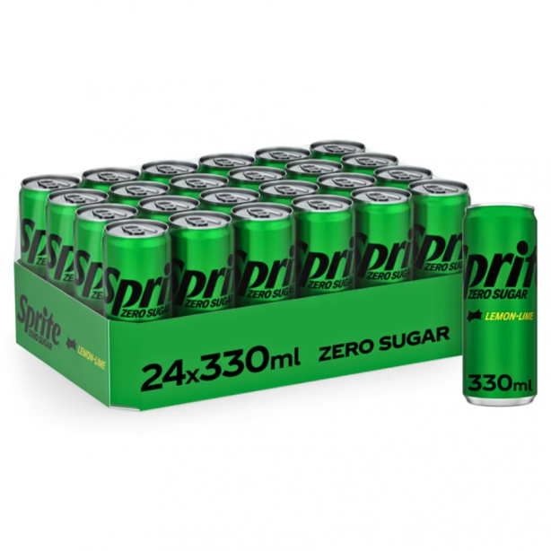 Sprite Less Sugar 24 x 0.33L Can