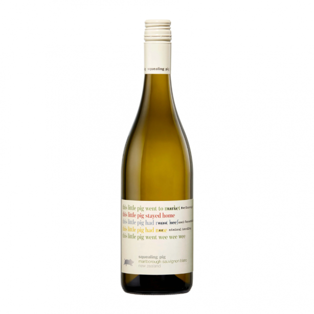 Squealing Pig Sauvignon Blanc Marlborough Dry White 12.5%  0.75L