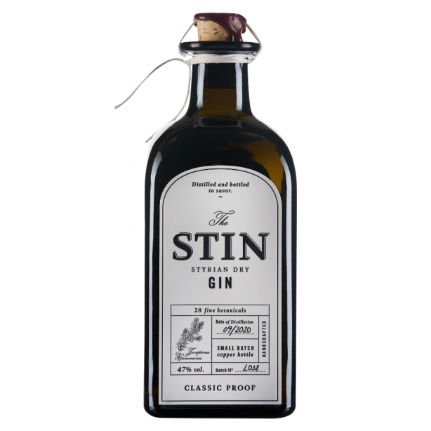 The Stin Styrian Dry Gin 47% 0.5L