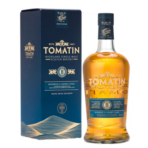 Tomatin 8YO 40% 1L GB