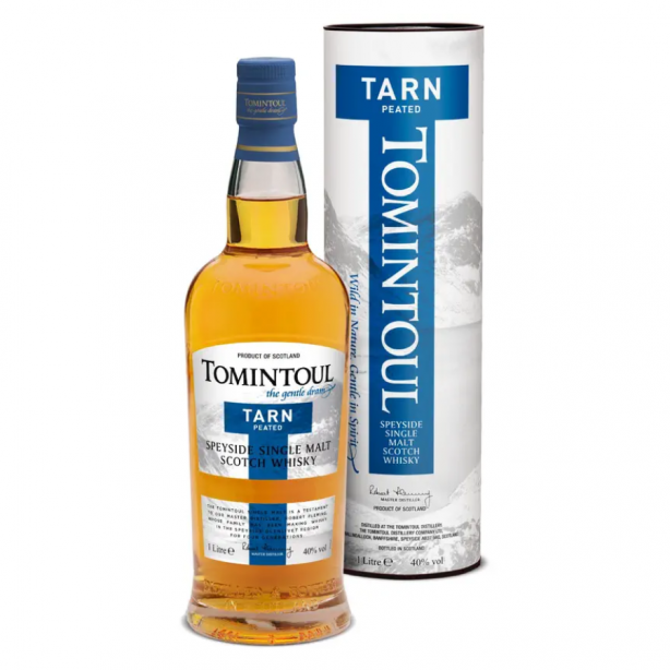 Tomintoul Tarn Peated Speyside Single Malt 40% 1L Tube