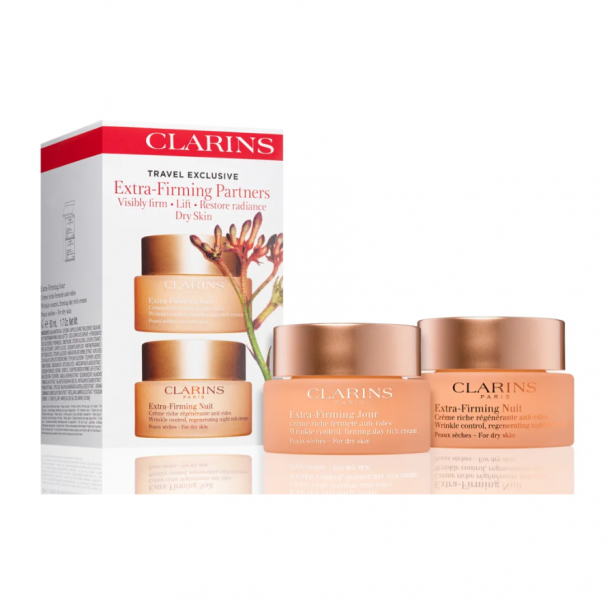 Clarins Extra-Firming Face care Travel Set for Dry skin