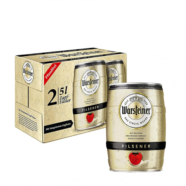 Warsteiner Pilsener 4.8% Cans 2 x 5L