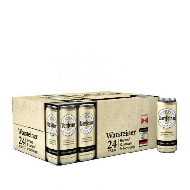 Warsteiner Premium 4.8% Cans 24 x 0.5L