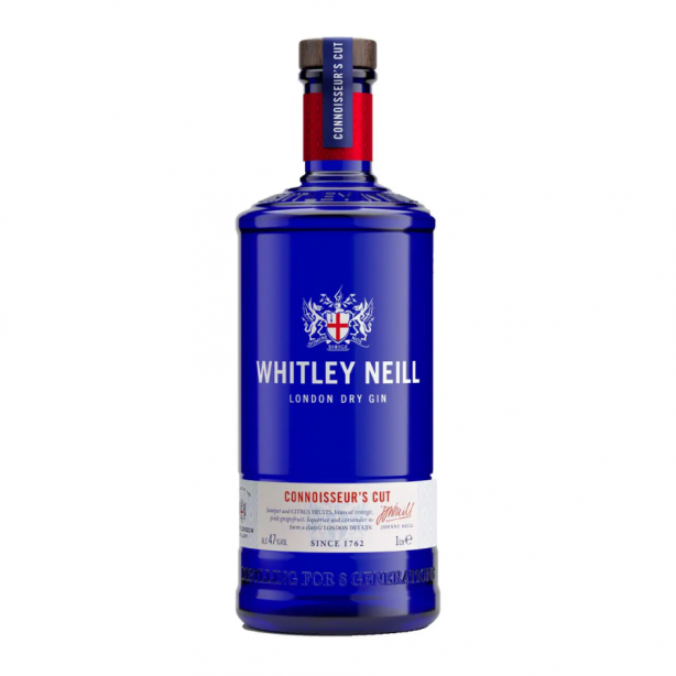 Whitley Neill Connoiseur‘s Cut London Dry Gin 47% 1L