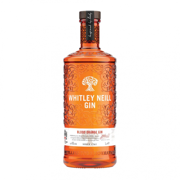 Whitley Neill Blood Orange Gin 43% 1L