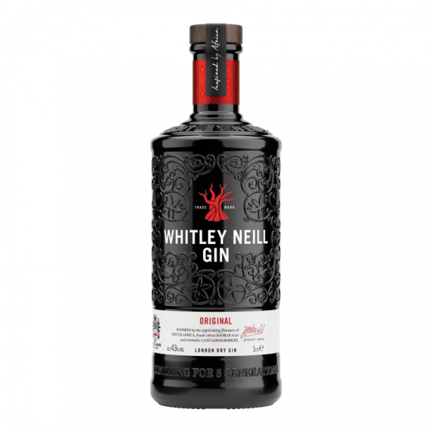 Whitley Neill Handcrafted Dry Gin 43% 1L