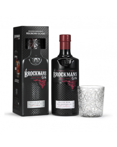 Brockmans Gin + Negroni Glass 40% 0.7L Giftpack