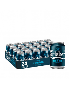 Carlsberg Nordic Pilsener 0.0% Cans 24 x 0.33L