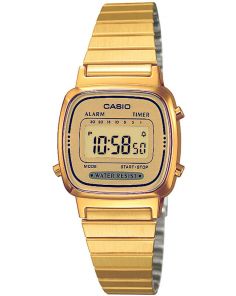 Casio Vintage LA670WEGA-9EF Gold Ladies Watch