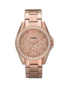 Fossil ES2811 Riley Rose Gold Multifunction Ladies Watch