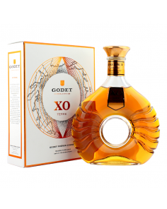 Godet XO Terre Cognac 40% 0.7L gift pack
