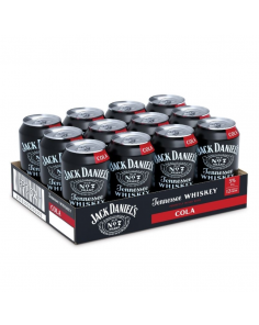 Jack Daniel`s & Cola Cans 5% 12x0.33L