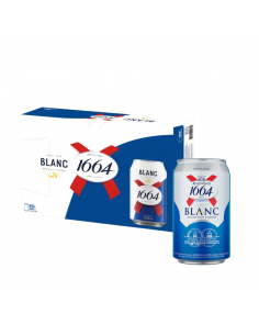 Kronenbourg 1664 Blanc 5% Cans 24 x 0.33L