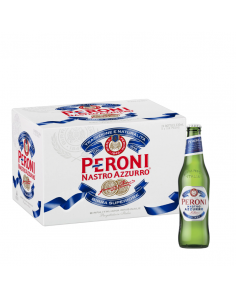 Peroni Nastro Azzurro 5% Bottles 24 x 0.33L