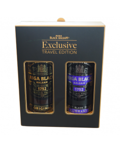 Riga Black Balsam Classic and Riga Black Balsam Currant Twinpack 45% / 30% 2 x 0.5L