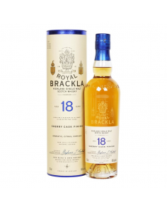 Royal Brackla 18YO Sherry Cask Highland Single Malt 46% 1L Tube