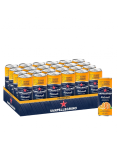 S.Pellegrino Italian Sparkling Drinks Orange 24 x 0.33L Can