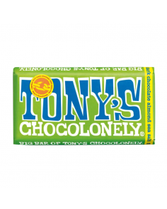 Tony's Chocolonely Dark Chocolate with Almonds and Seasalt 51% 240g