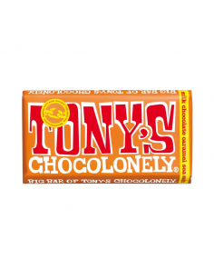 Tony's Chocolonely Milk Chocolate with Caramel and Seasalt 32% 240g