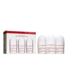 Clarins Gentle Care Deodorant Roll-On Trio Travel Set