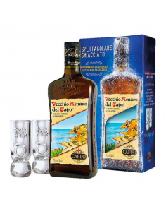 Vecchio Amaro del Capo with 2 glasses 35% 0.7L GB