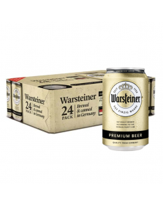 Warsteiner Premium 4.8% Cans 24 x 0.33L