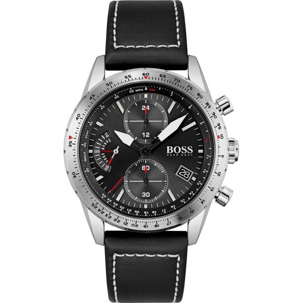 Boss 1513853 Pilot Edition Chrono Watch